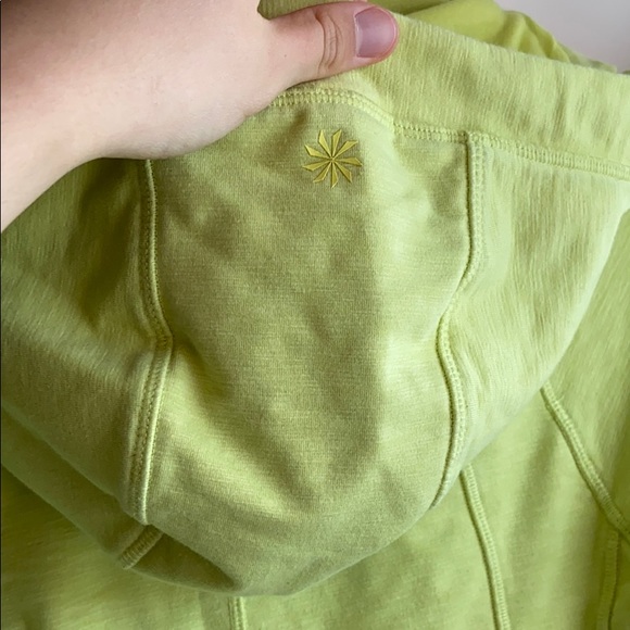 HP🎉 Athleta Slub Strength Hoodie in Lime Green - Picture 5 of 5